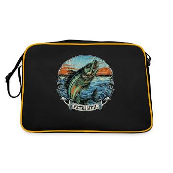 Poisson PETRI HEIL La chance de Fischer - Sac Retro - noir/or - Dos
