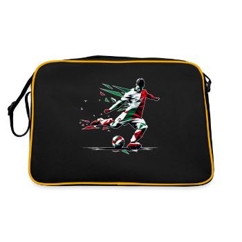 Football Italie - Sac Retro - noir/or - Dos