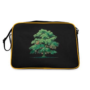 Tree - Retro Bag - black/gold - Back