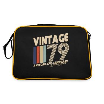 1979 - Retro Bag - black/gold - Back