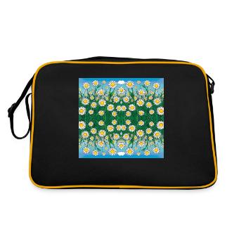 Margarita texture - Retro Bag - black/gold - Back