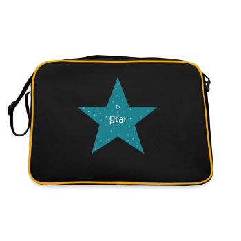 Soyez une étoile2 - Sac Retro - noir/or - Dos