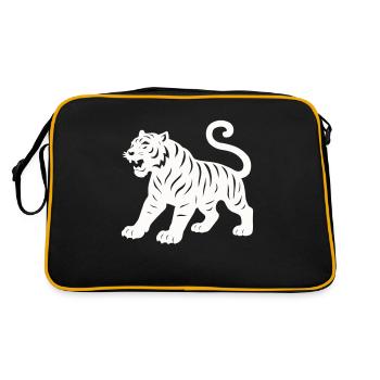 tiger - Retro Bag - black/gold - Back