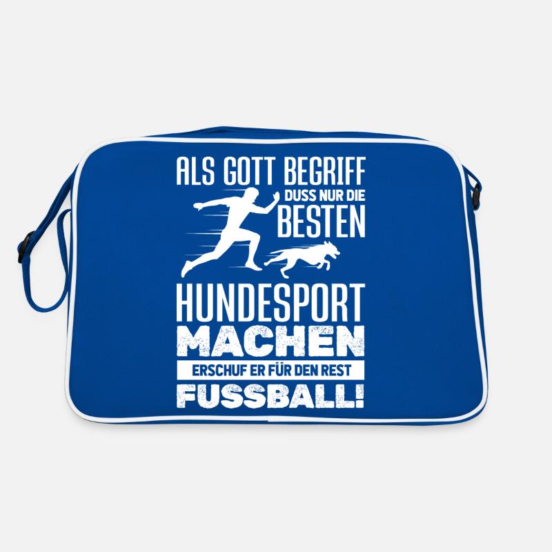 Hundesport Hundetraining Hundeschule Hundebesitzer Retro Tasche