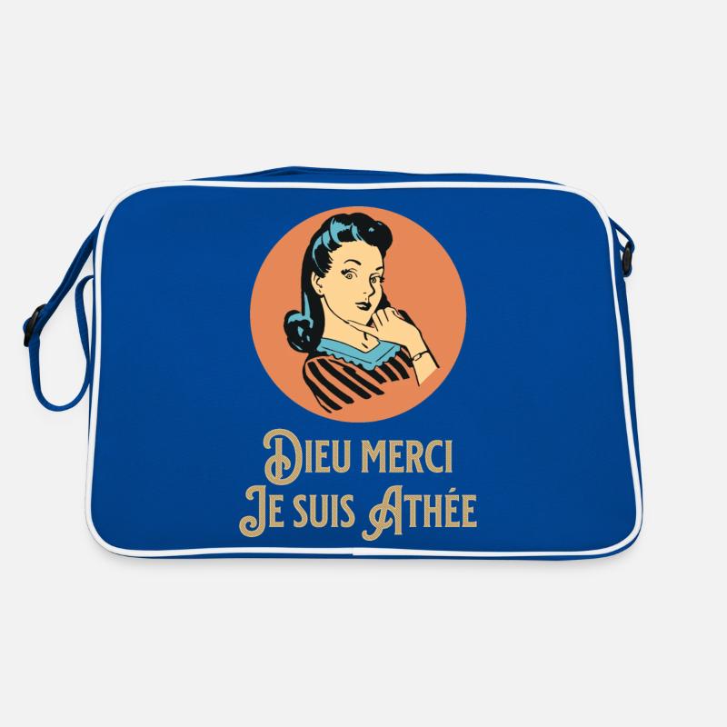 Dieu Merci - Je suis Athée Sac Retro