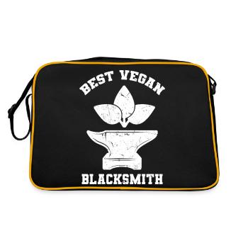 Forging Vegan - Retro Bag - black/gold - Back