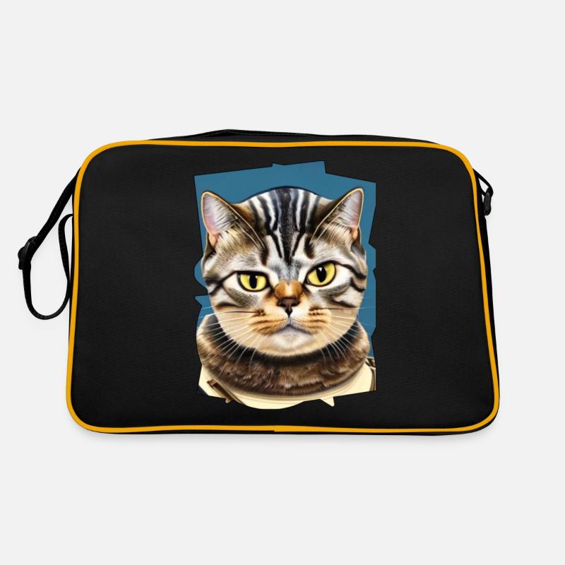 Visage de chat 10 Sac Retro