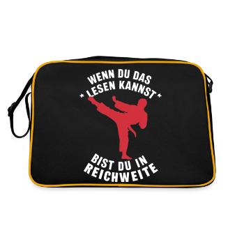 Karaté Arts Martiaux Karaté Combattant - Sac Retro - noir/or - Dos