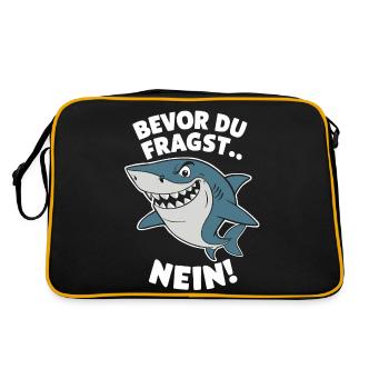 Requin Requin Requins Requin - Sac Retro - noir/or - Dos