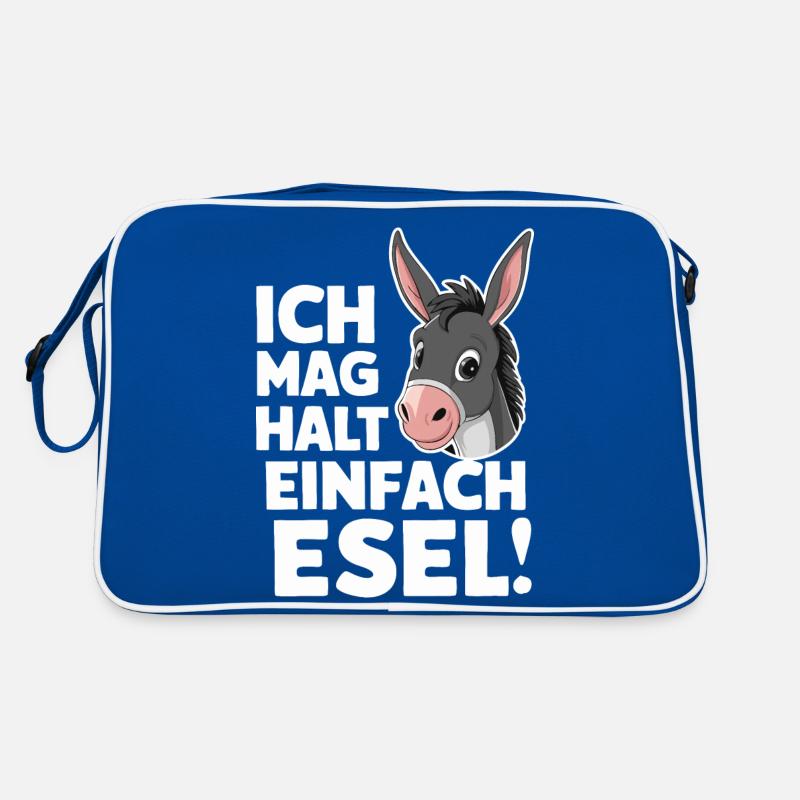 Esel Eselchen Maultier Muli Retro Tasche