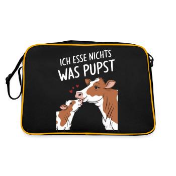 Végétarien Végétalien Bien-être animal Droits des animaux Veggie - Sac Retro - noir/or - Dos