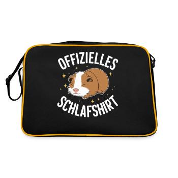 Cochon d’Inde Shorthair Longhair Chiens à crête - Sac Retro - noir/or - Dos
