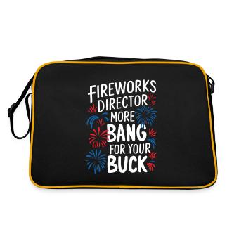 Pyrotechnics Fireworks Pyrotechnics - Retro Bag - black/gold - Back