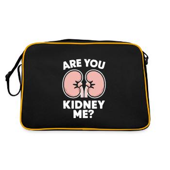 Kidney Donor Kidney Organ Donor - Retro Bag - black/gold - Back