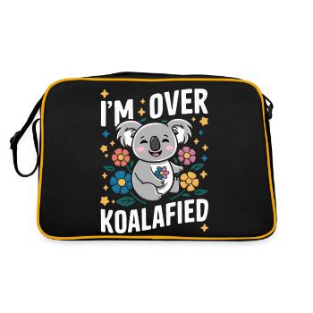 Koala Koala Koala Bear Animal - Retro Bag - black/gold - Back