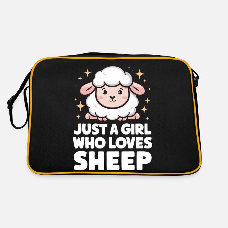 Sheep Sheep Farmer Lamb Farmer Retro Bag