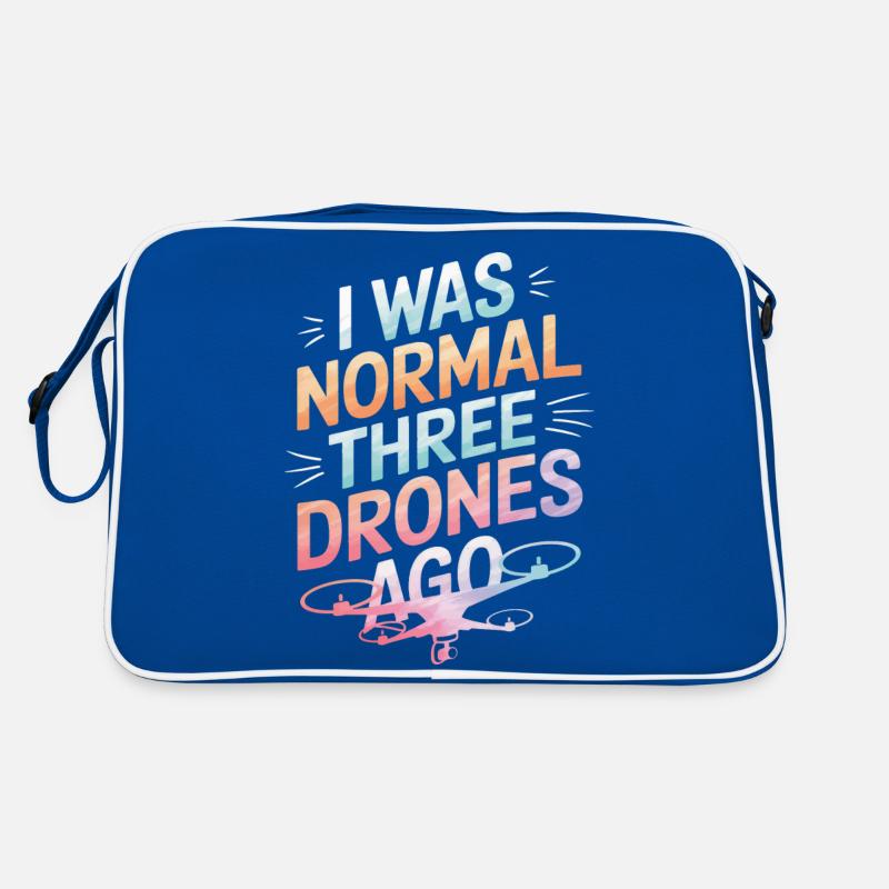 Dronen Pilot Quadrocopter Drone Retro Tasche
