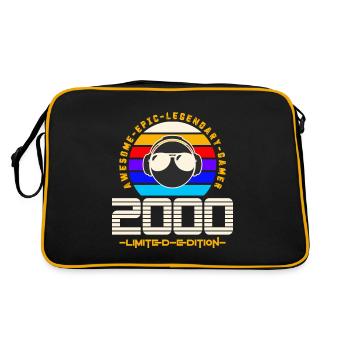 2000 - Retro Bag - black/gold - Back
