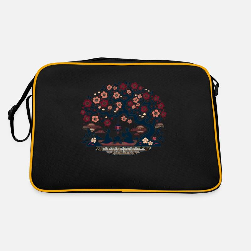 Cherry Blossom Inspired by Chinese Art Retro Bag