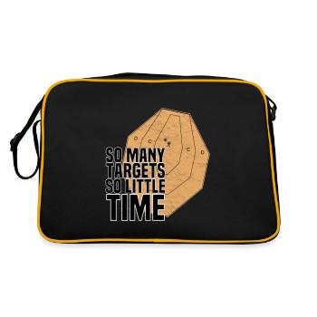 So many targets - Retro Bag - black/gold - Back