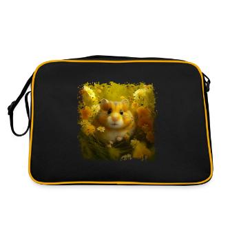 Les hamsters européens vivent dans de grandes parties de l’Europe - Sac Retro - noir/or - Dos