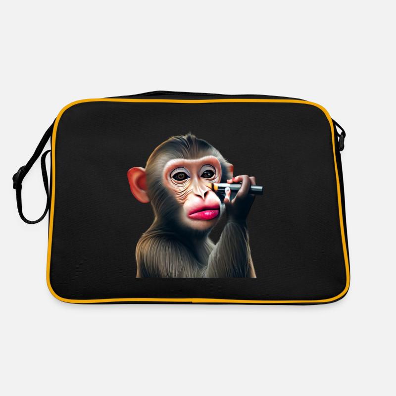 Singe maquilleur Sac Retro