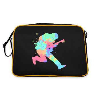 Guitarist - Retro Bag - black/gold - Back