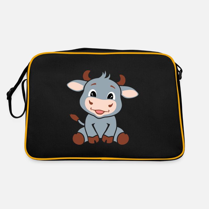 Mignon bébé taureau Sac Retro