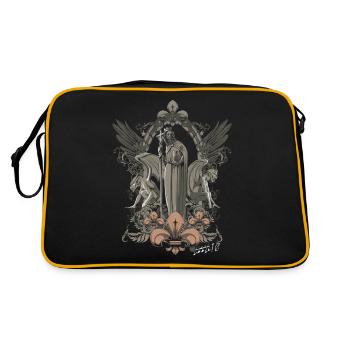 Mystic angels and demons / little10 - Retro Bag - black/gold - Back