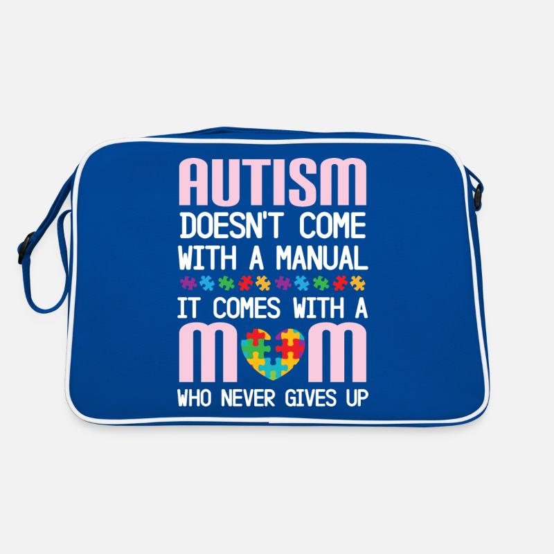 Autismus kommt nicht mit einem Handbuch, sondern m Retro Tasche