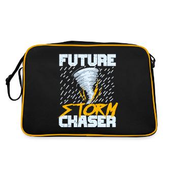 Tornado - Retro Bag - black/gold - Back