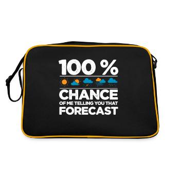 Tornado - Retro Bag - black/gold - Back