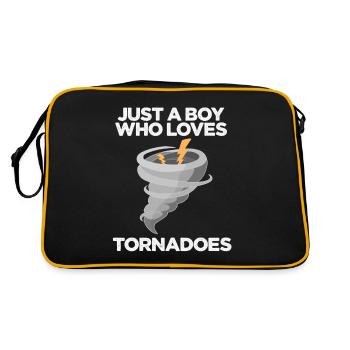 Tornado - Retro Bag - black/gold - Back