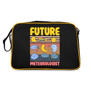 Future meteorologist - Retro Bag - black/gold - Back