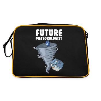 Future meteorologist - Retro Bag - black/gold - Back