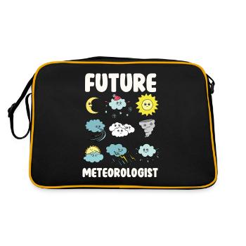 Future meteorologist - Retro Bag - black/gold - Back
