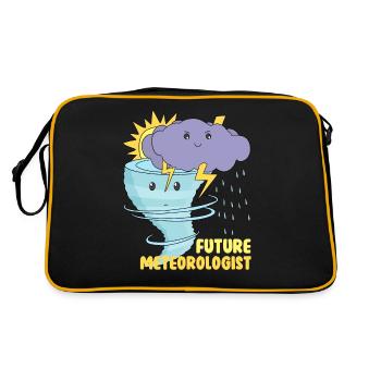 Future meteorologist - Retro Bag - black/gold - Back