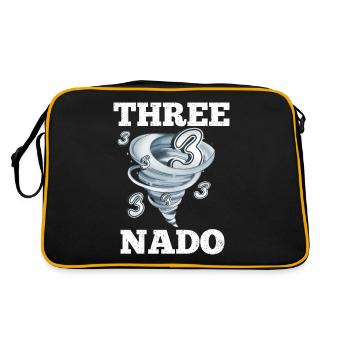 Tornade du 3ème anniversaire - Sac Retro - noir/or - Dos