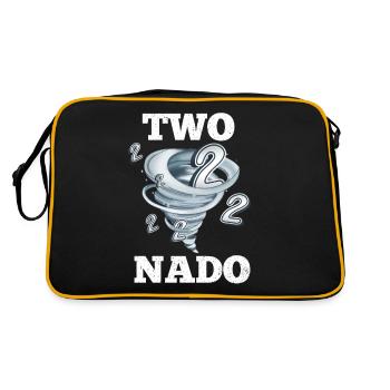 2nd Birthday Tornado - Retro Bag - black/gold - Back
