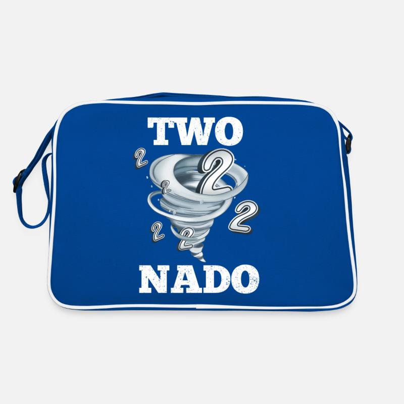 2. Geburtstag Tornado Retro Tasche