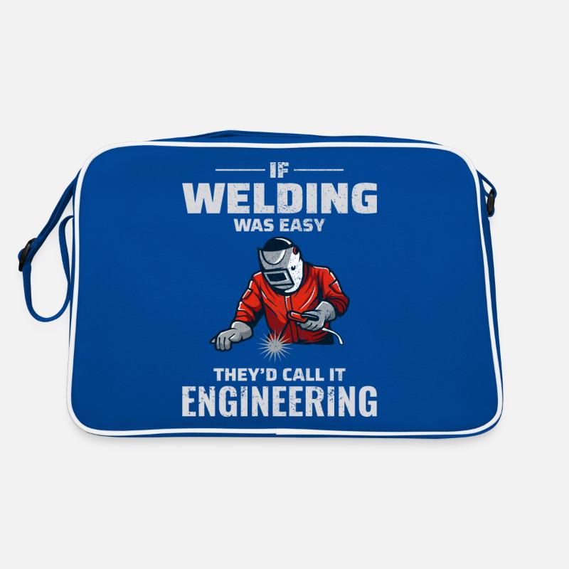 Soudeur Métal Construction Ferronnerie Sac Retro