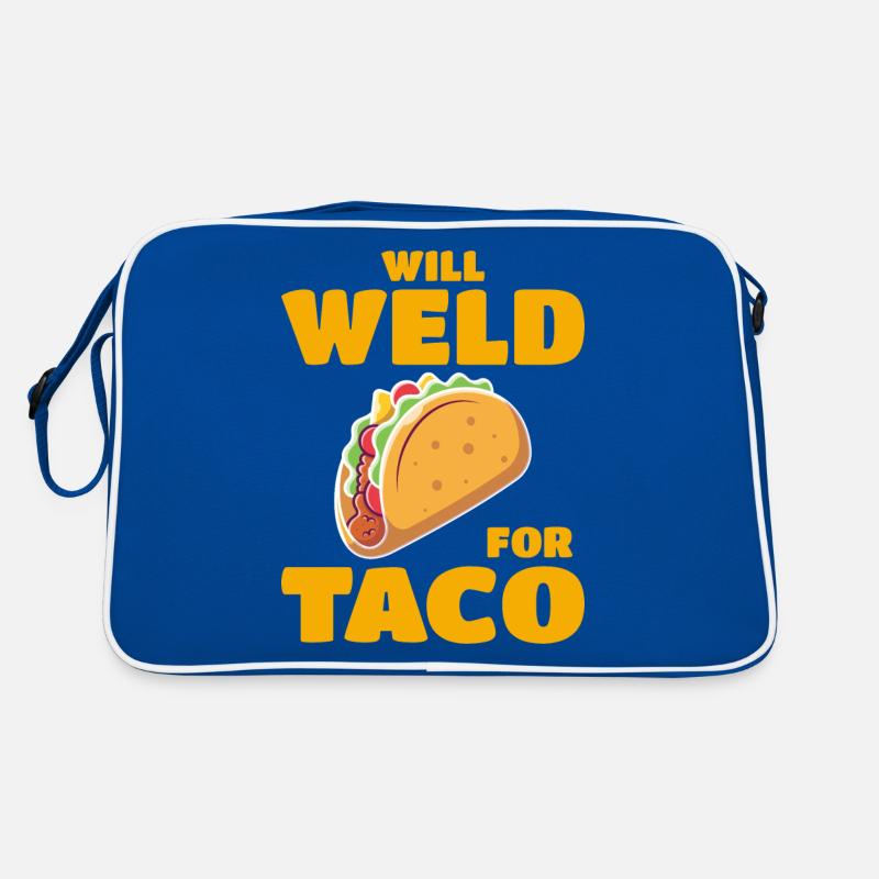 Soudage Soudeur Métal Construction Ferronnerie Taco Sac Retro