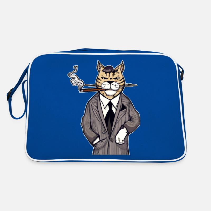 Katzen Katze Katzenshirt Katze Geschenkidee kitten Retro Tasche
