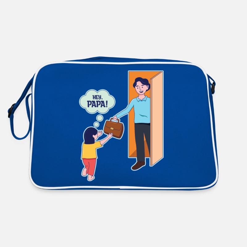 Fête des pères Hey Daddy Design Sac Retro