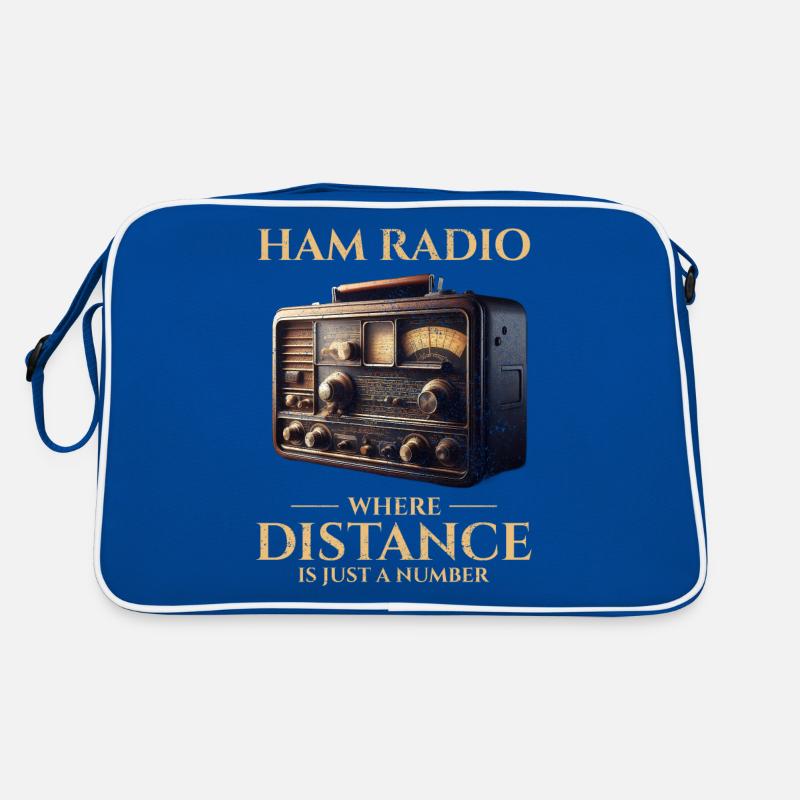 Vintage Ham Radio Operator Retro Bag