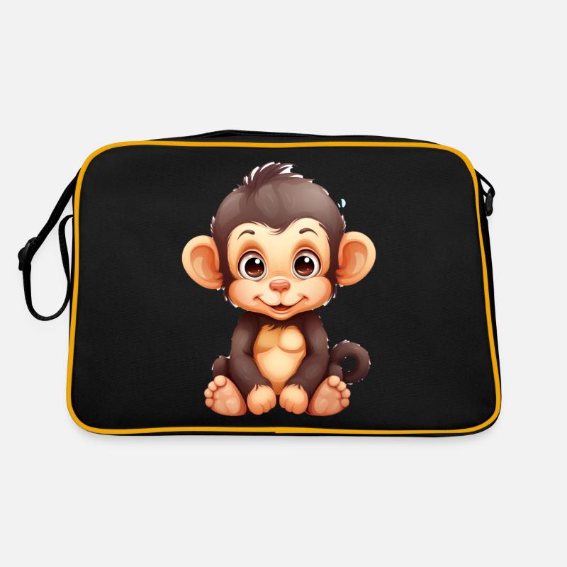 Bébé chimpanzé mignon Sac Retro