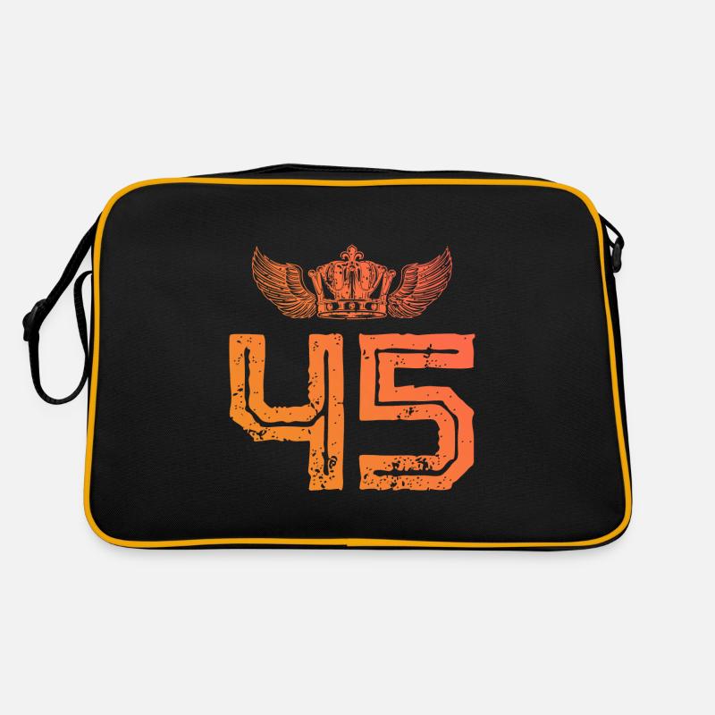 45 Couronne numérique Sac Retro