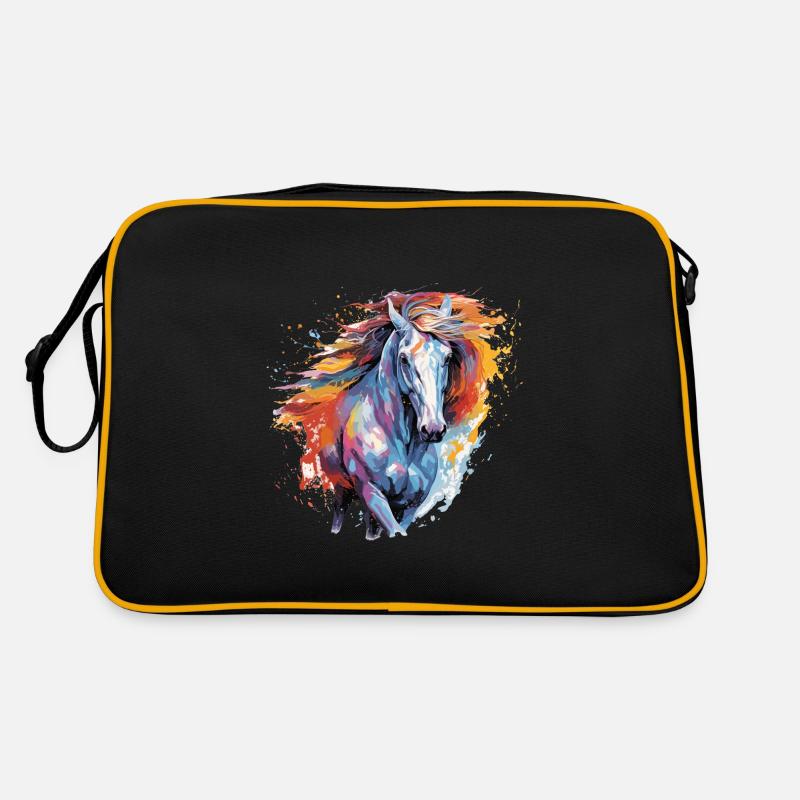 Pferd, Pferd Retro Tasche