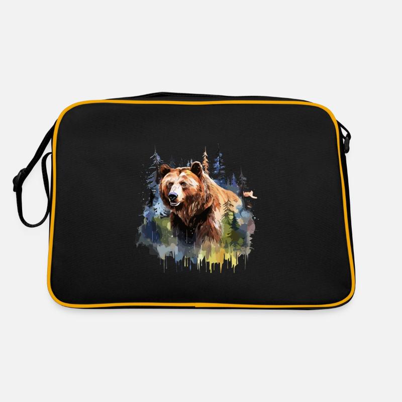 Grizzly bear, ours brun Sac Retro