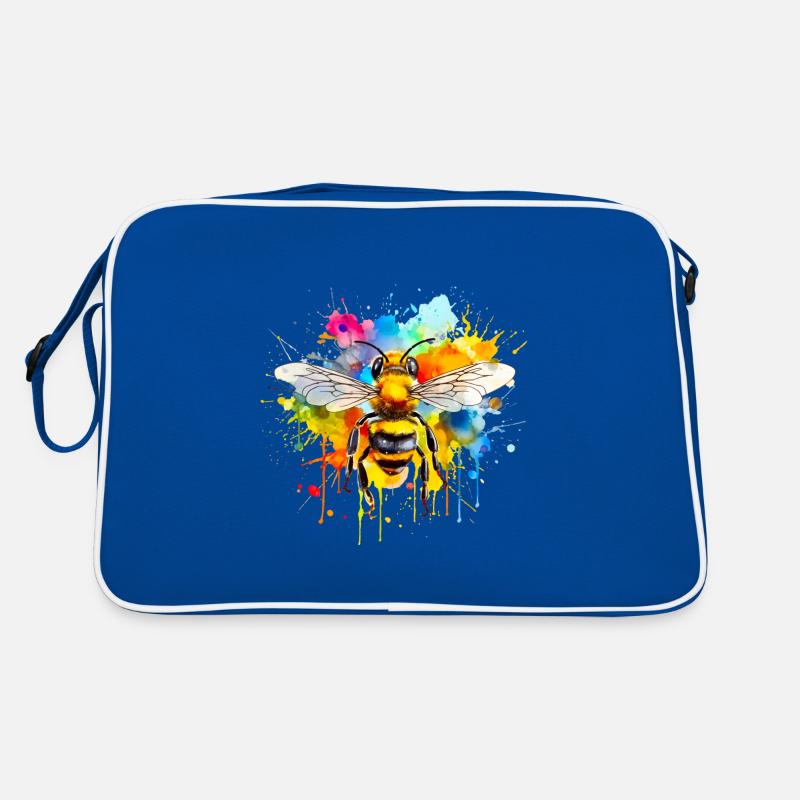 Bee, honey, beekeeper Retro Bag